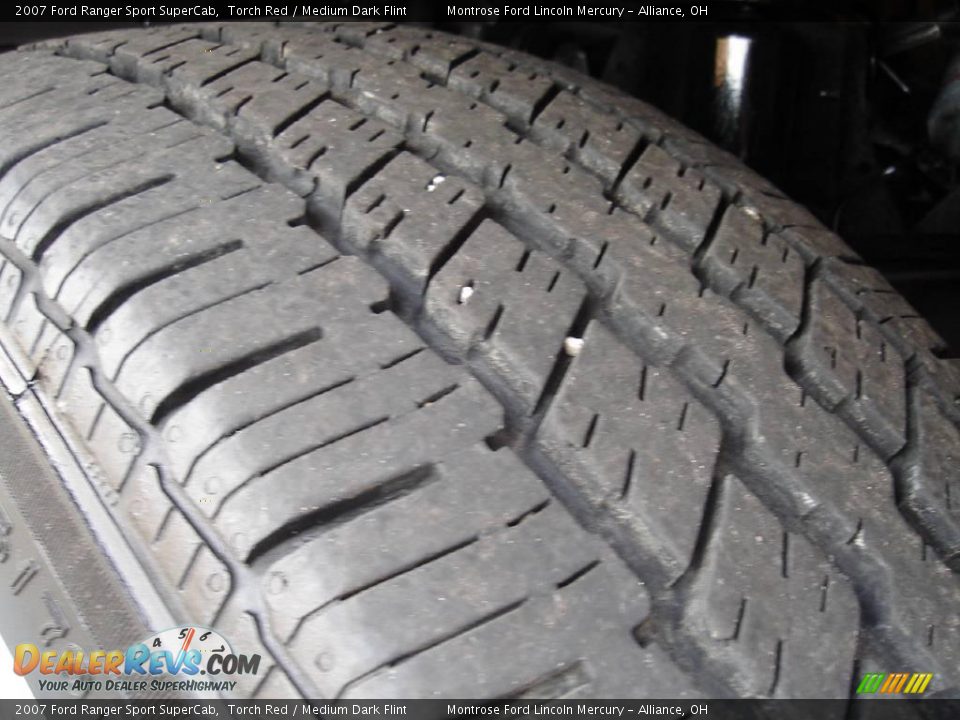 2007 Ford Ranger Sport SuperCab Torch Red / Medium Dark Flint Photo #10