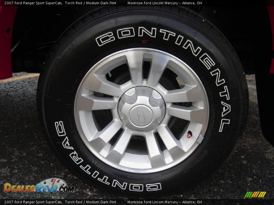 2007 Ford Ranger Sport SuperCab Torch Red / Medium Dark Flint Photo #11