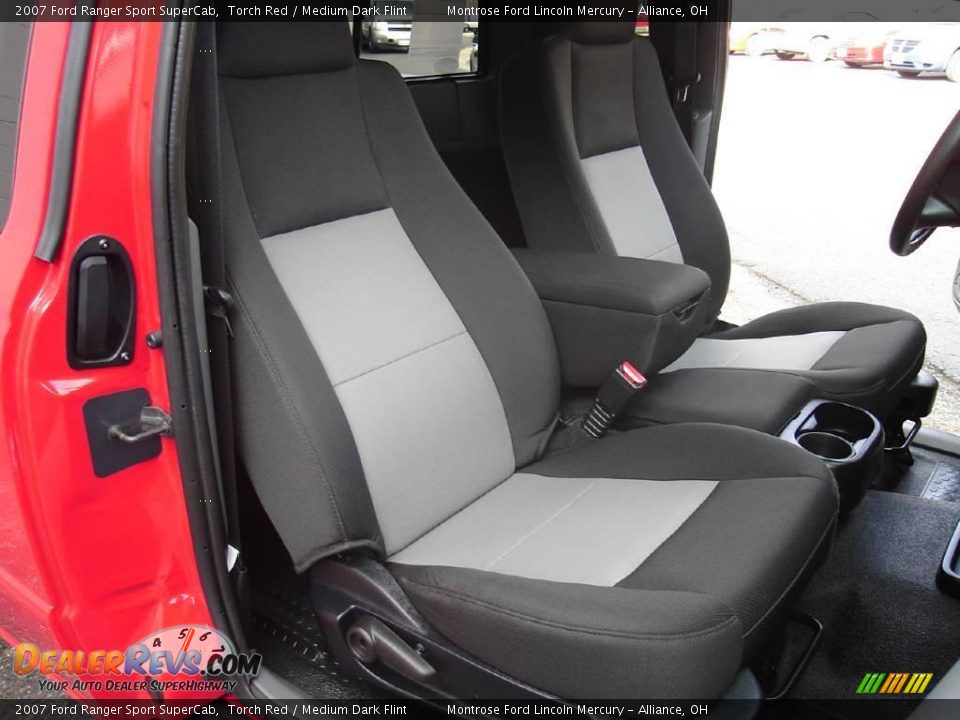 2007 Ford Ranger Sport SuperCab Torch Red / Medium Dark Flint Photo #17