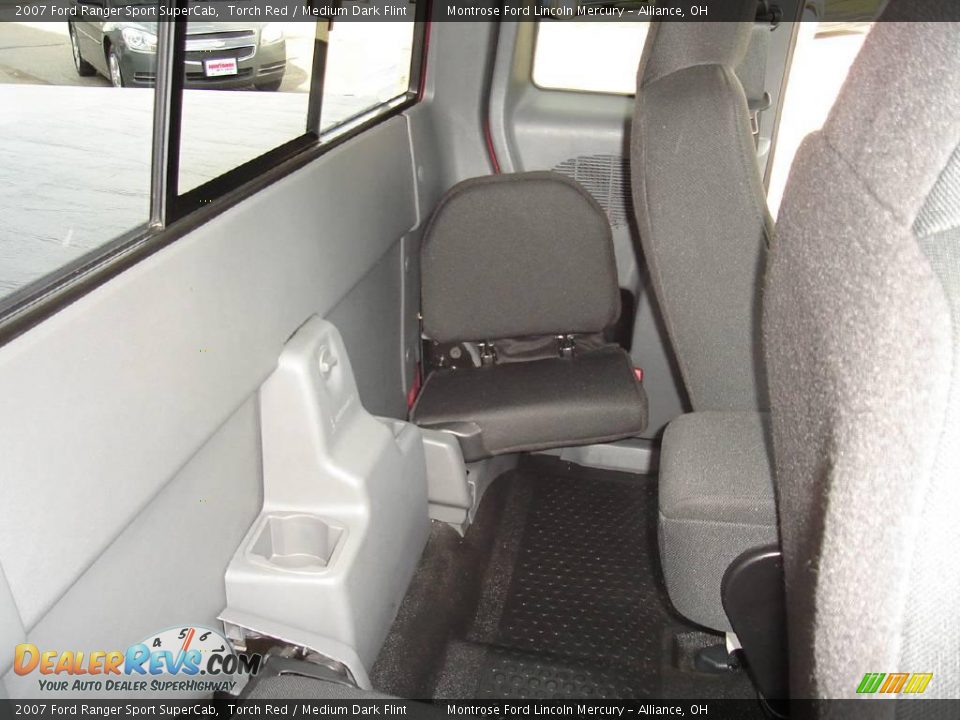 2007 Ford Ranger Sport SuperCab Torch Red / Medium Dark Flint Photo #18