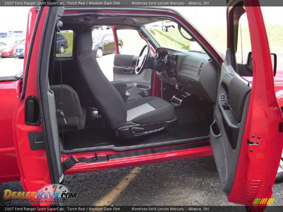 2007 Ford Ranger Sport SuperCab Torch Red / Medium Dark Flint Photo #19