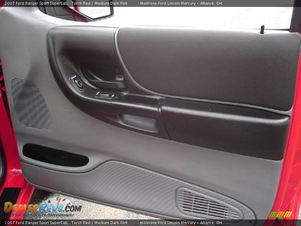 2007 Ford Ranger Sport SuperCab Torch Red / Medium Dark Flint Photo #20