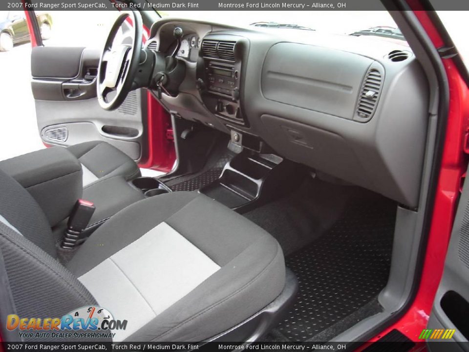 2007 Ford Ranger Sport SuperCab Torch Red / Medium Dark Flint Photo #21
