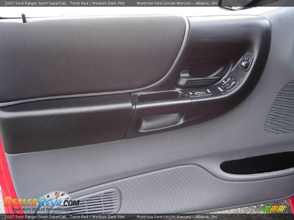 2007 Ford Ranger Sport SuperCab Torch Red / Medium Dark Flint Photo #24