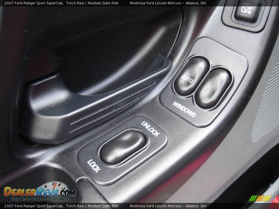 2007 Ford Ranger Sport SuperCab Torch Red / Medium Dark Flint Photo #25