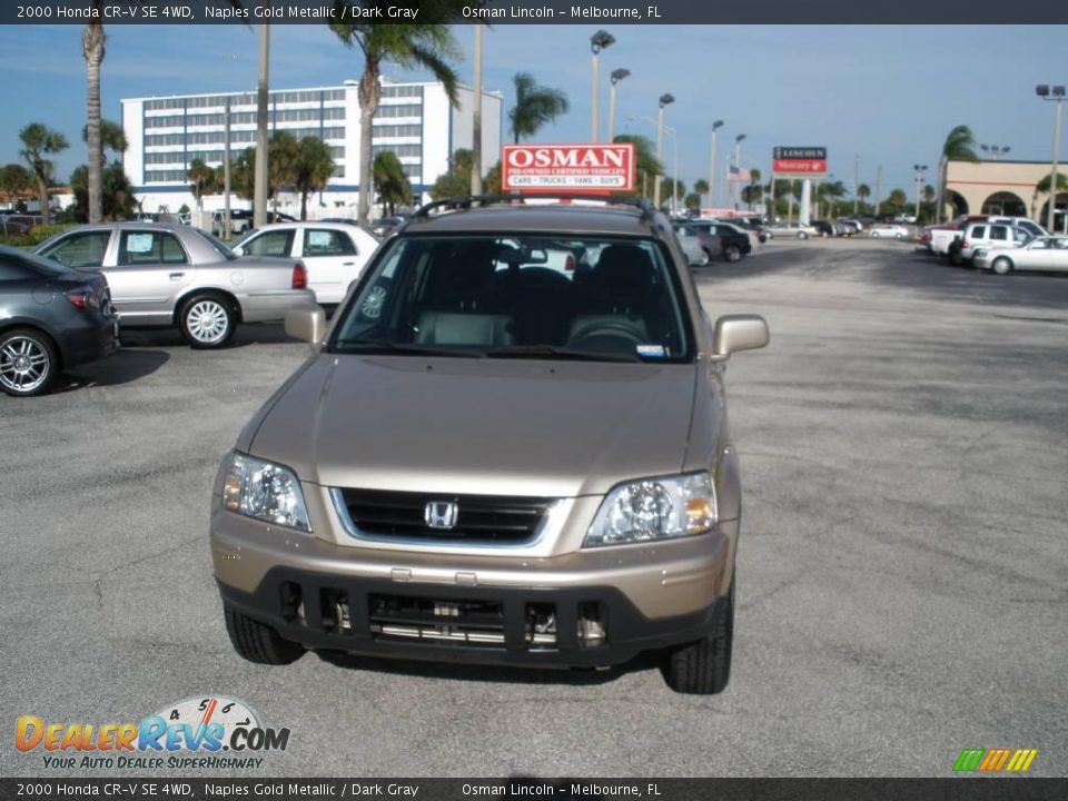 2000 Honda CR-V SE 4WD Naples Gold Metallic / Dark Gray Photo #2