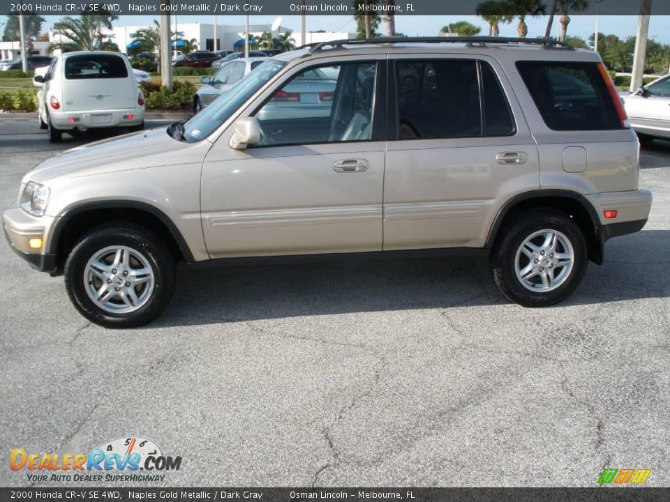 2000 Honda CR-V SE 4WD Naples Gold Metallic / Dark Gray Photo #3