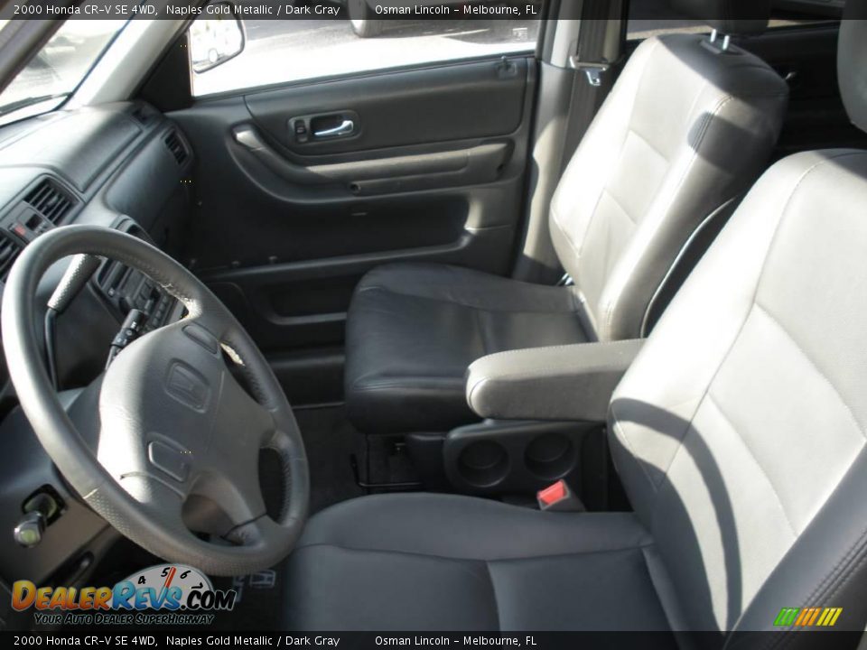 2000 Honda CR-V SE 4WD Naples Gold Metallic / Dark Gray Photo #8