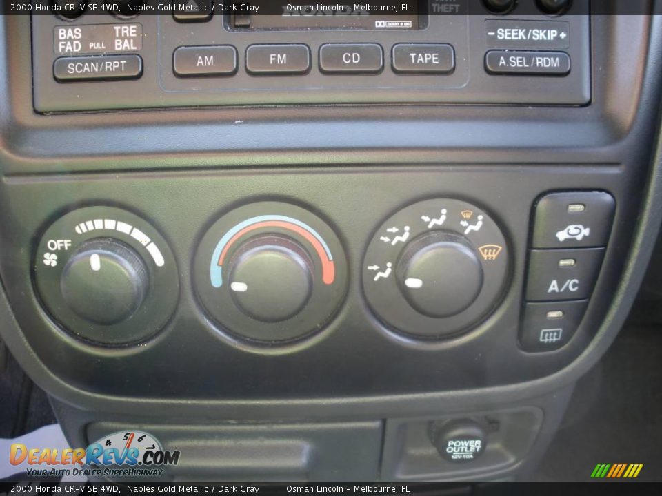 2000 Honda CR-V SE 4WD Naples Gold Metallic / Dark Gray Photo #13