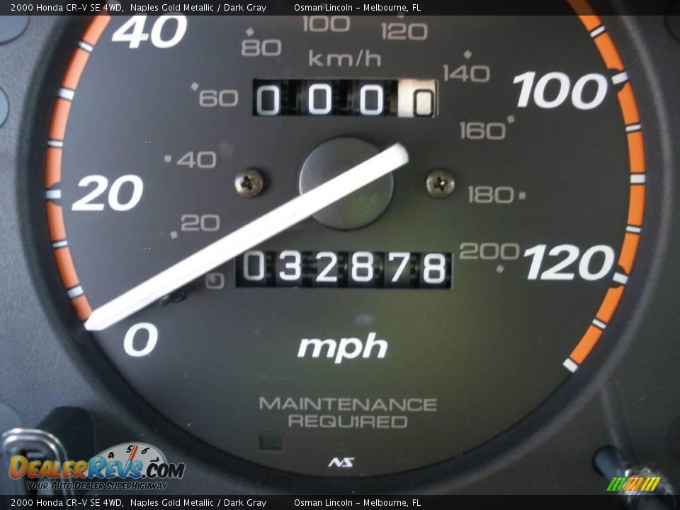 2000 Honda CR-V SE 4WD Naples Gold Metallic / Dark Gray Photo #14