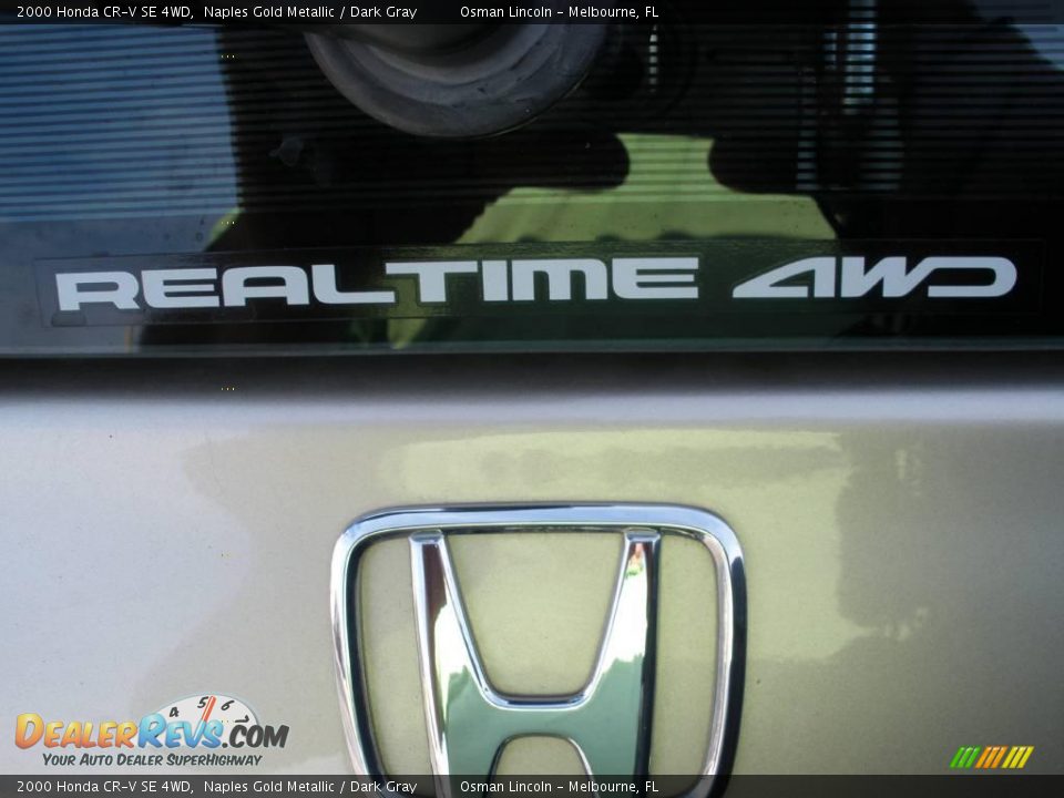 2000 Honda CR-V SE 4WD Naples Gold Metallic / Dark Gray Photo #17