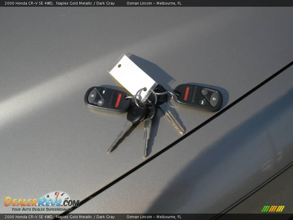 2000 Honda CR-V SE 4WD Naples Gold Metallic / Dark Gray Photo #18