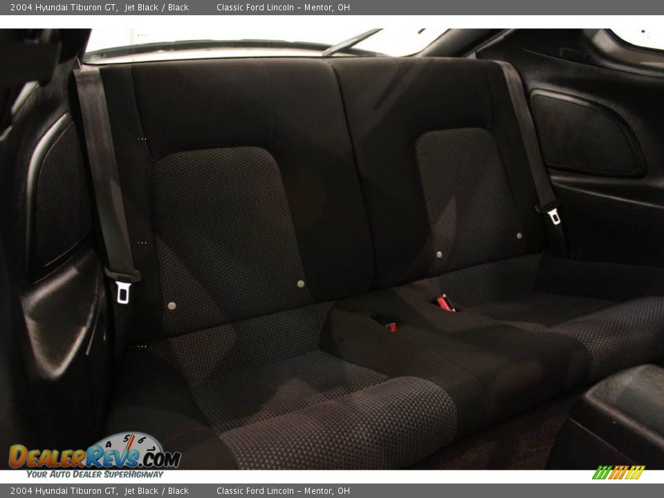 2004 Hyundai Tiburon GT Jet Black / Black Photo #15