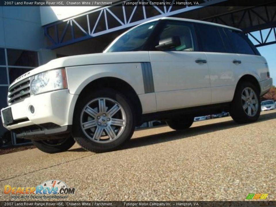 2007 Land Rover Range Rover HSE Chawton White / Parchment Photo #2