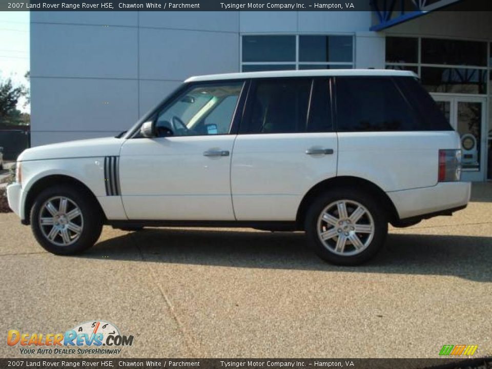 2007 Land Rover Range Rover HSE Chawton White / Parchment Photo #3