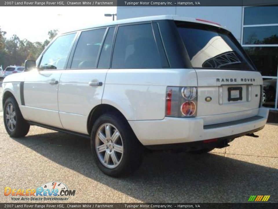 2007 Land Rover Range Rover HSE Chawton White / Parchment Photo #4