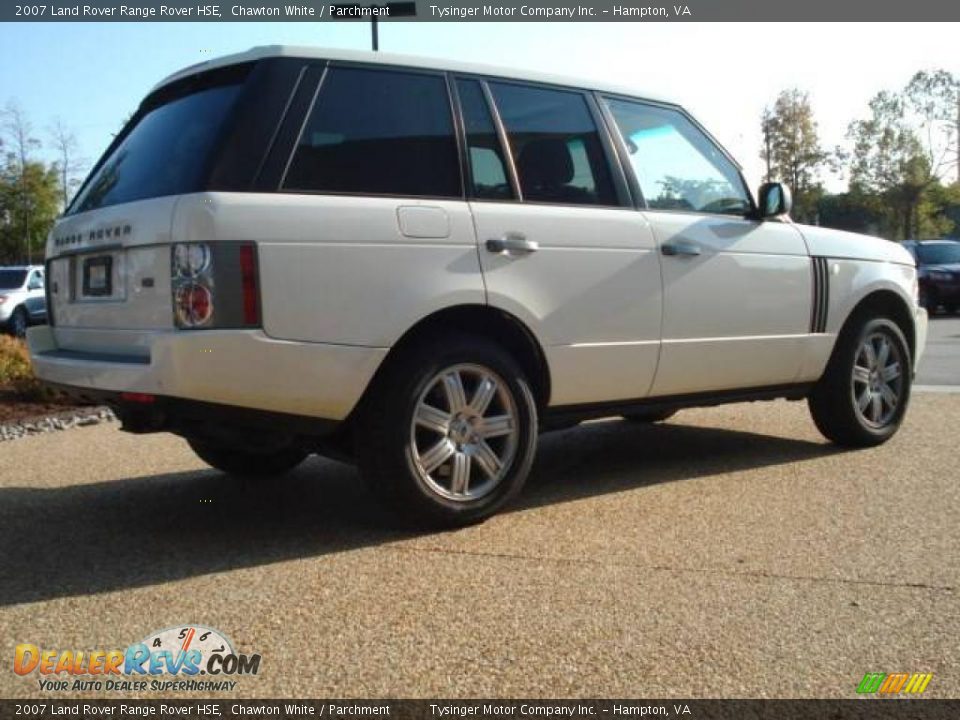 2007 Land Rover Range Rover HSE Chawton White / Parchment Photo #5