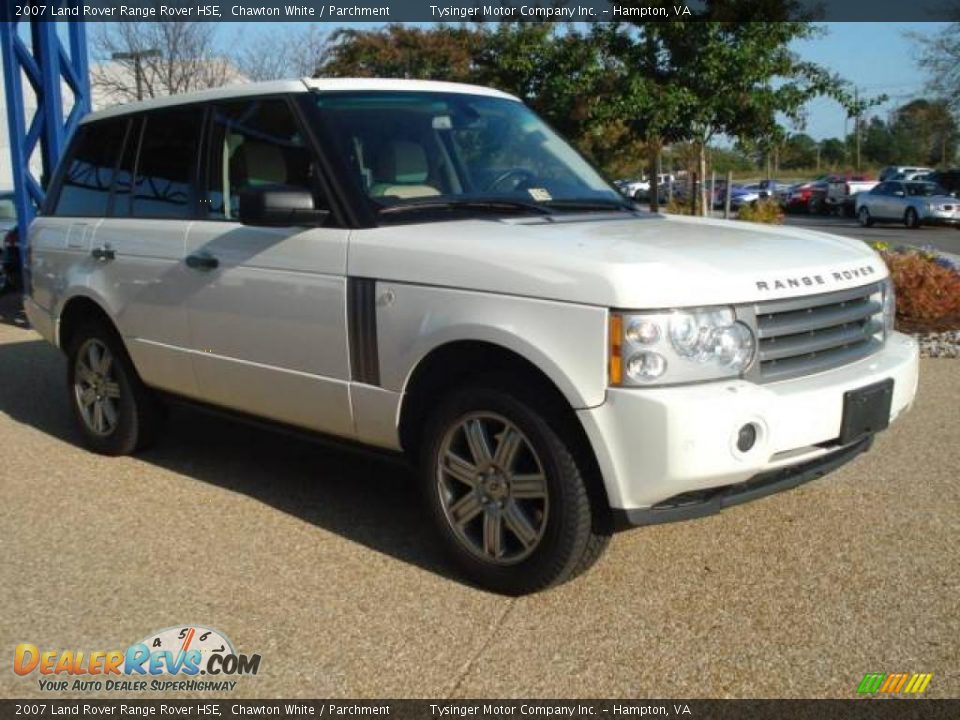 2007 Land Rover Range Rover HSE Chawton White / Parchment Photo #7
