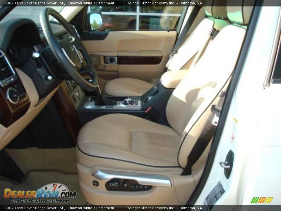 2007 Land Rover Range Rover HSE Chawton White / Parchment Photo #9