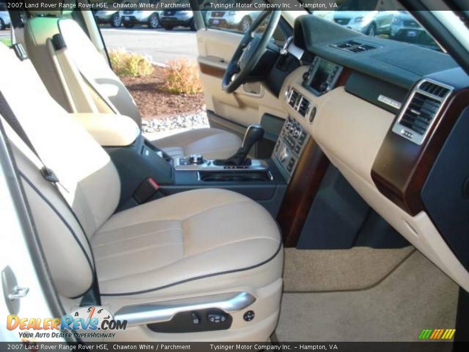 2007 Land Rover Range Rover HSE Chawton White / Parchment Photo #17