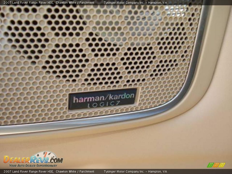 2007 Land Rover Range Rover HSE Chawton White / Parchment Photo #20
