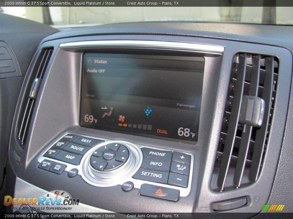 2009 Infiniti G 37 S Sport Convertible Liquid Platinum / Stone Photo #17