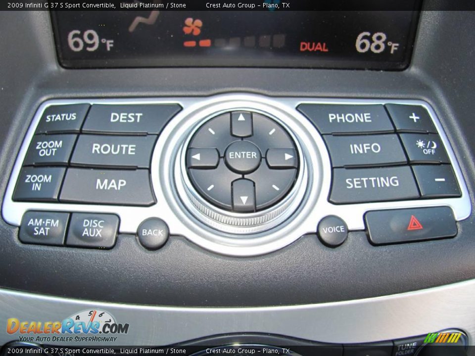 2009 Infiniti G 37 S Sport Convertible Liquid Platinum / Stone Photo #18