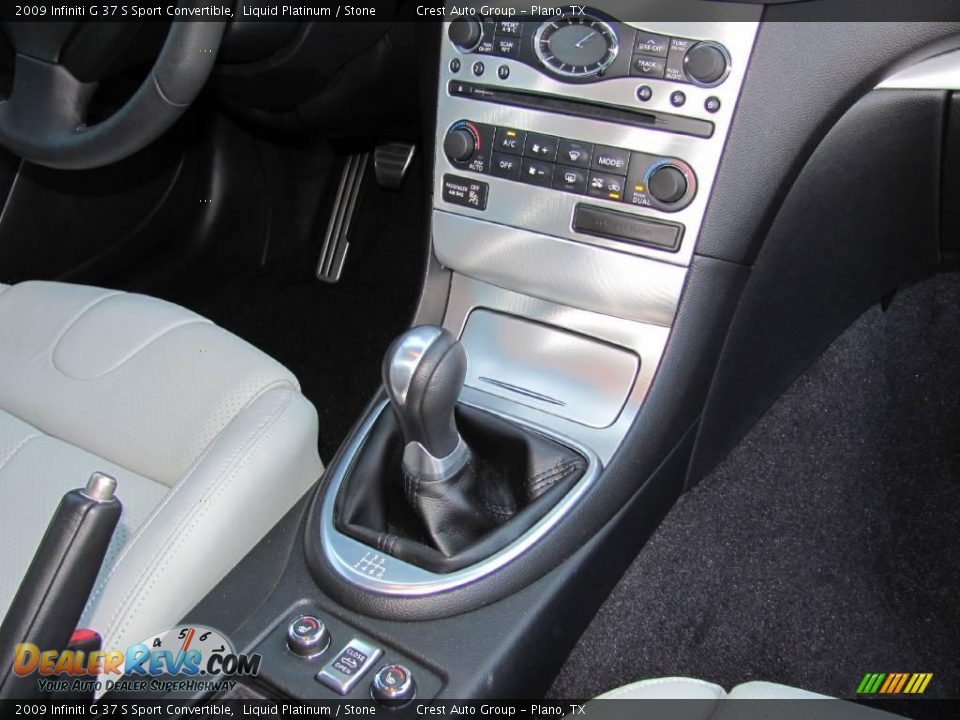 2009 Infiniti G 37 S Sport Convertible Liquid Platinum / Stone Photo #19