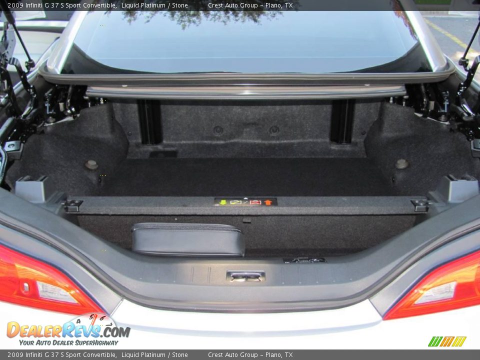 2009 Infiniti G 37 S Sport Convertible Liquid Platinum / Stone Photo #21