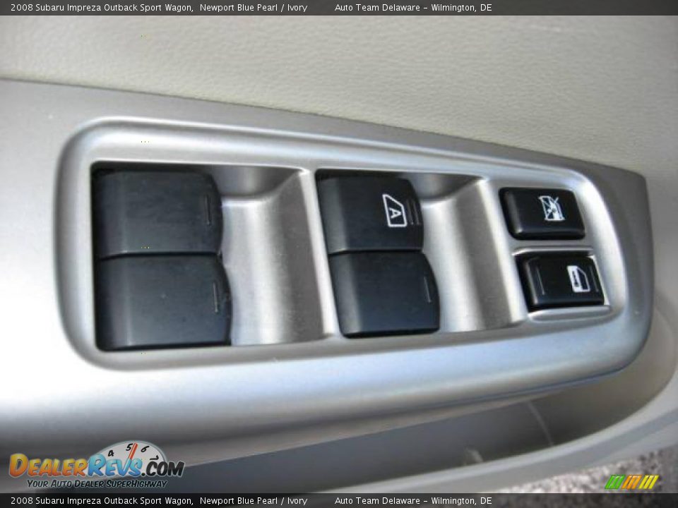 2008 Subaru Impreza Outback Sport Wagon Newport Blue Pearl / Ivory Photo #10
