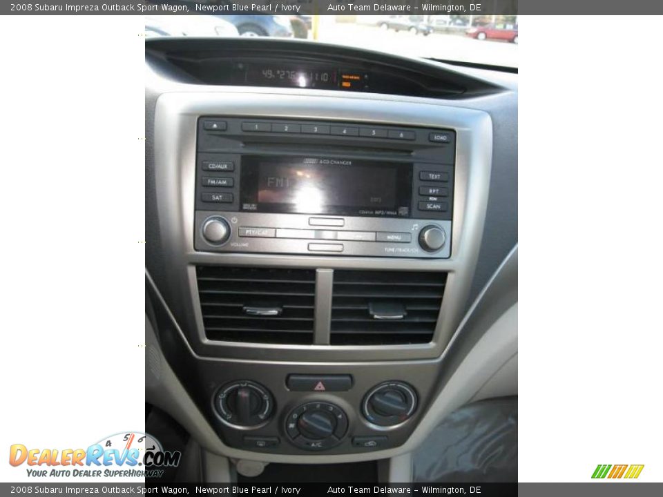 2008 Subaru Impreza Outback Sport Wagon Newport Blue Pearl / Ivory Photo #14