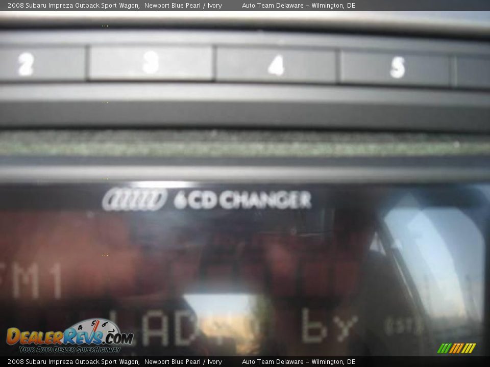 2008 Subaru Impreza Outback Sport Wagon Newport Blue Pearl / Ivory Photo #16