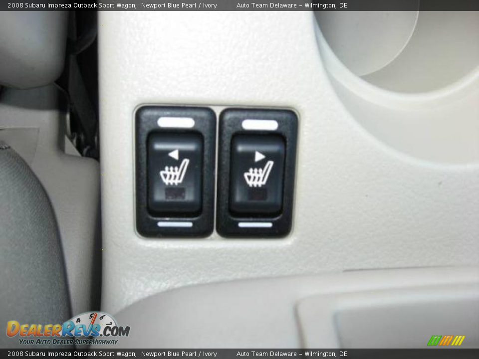 2008 Subaru Impreza Outback Sport Wagon Newport Blue Pearl / Ivory Photo #18