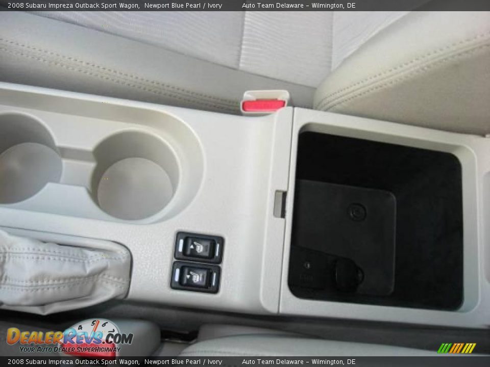 2008 Subaru Impreza Outback Sport Wagon Newport Blue Pearl / Ivory Photo #20