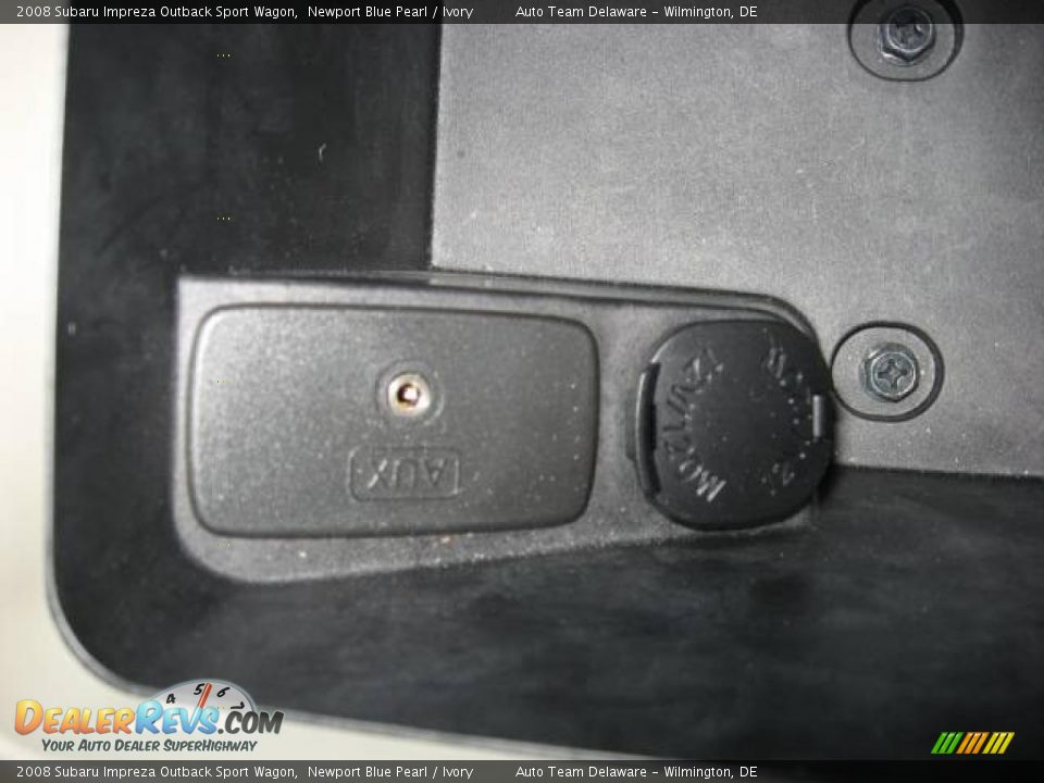 2008 Subaru Impreza Outback Sport Wagon Newport Blue Pearl / Ivory Photo #21
