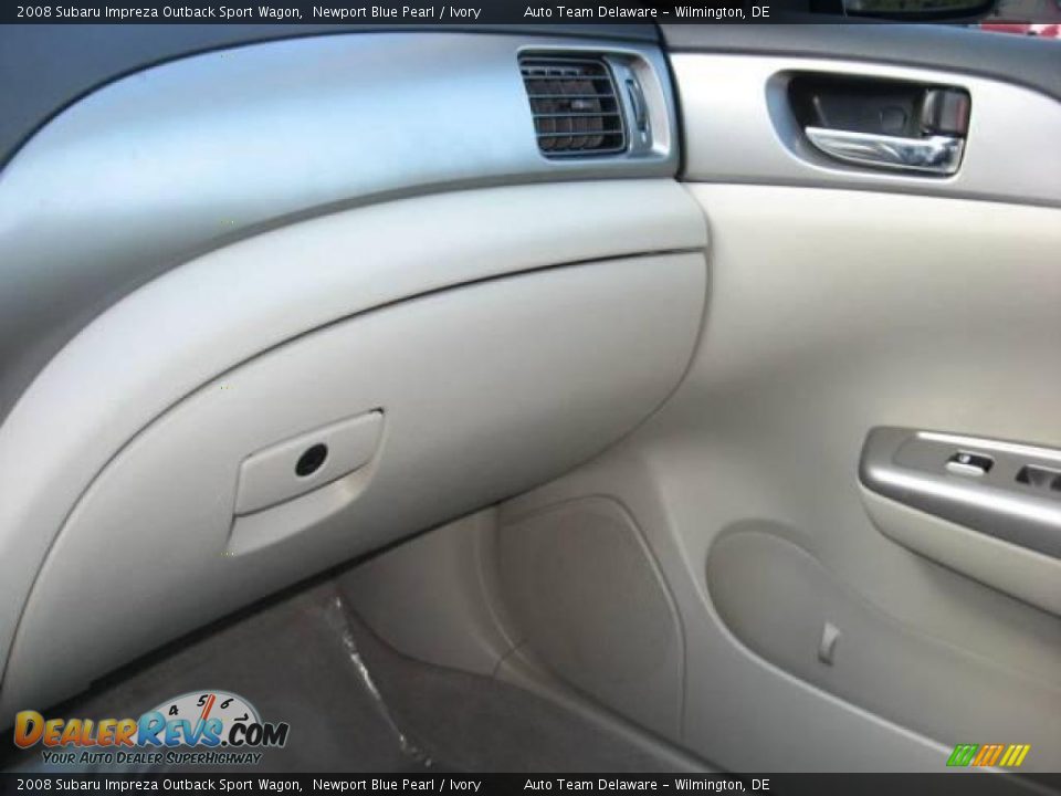 2008 Subaru Impreza Outback Sport Wagon Newport Blue Pearl / Ivory Photo #22