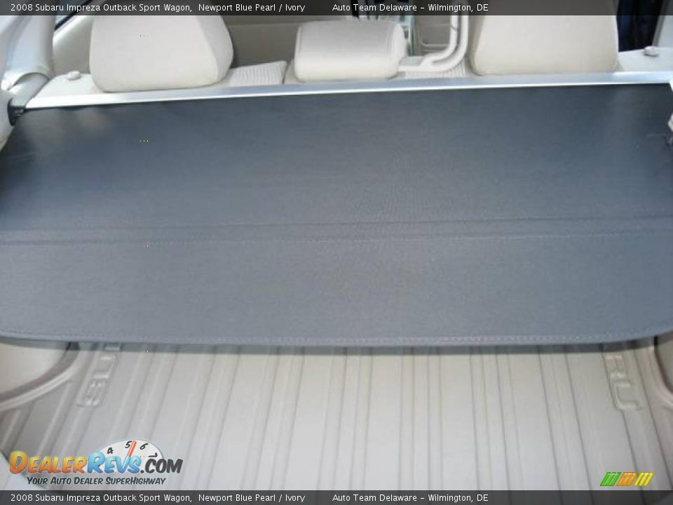 2008 Subaru Impreza Outback Sport Wagon Newport Blue Pearl / Ivory Photo #29