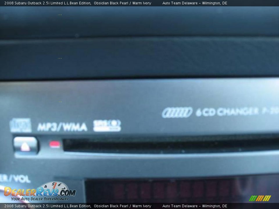 2008 Subaru Outback 2.5i Limited L.L.Bean Edition Obsidian Black Pearl / Warm Ivory Photo #20