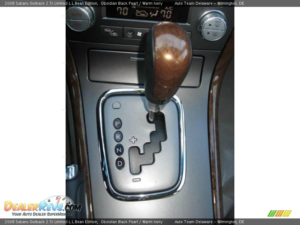 2008 Subaru Outback 2.5i Limited L.L.Bean Edition Obsidian Black Pearl / Warm Ivory Photo #21