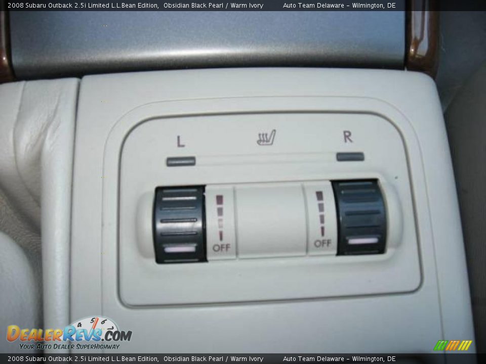 2008 Subaru Outback 2.5i Limited L.L.Bean Edition Obsidian Black Pearl / Warm Ivory Photo #22