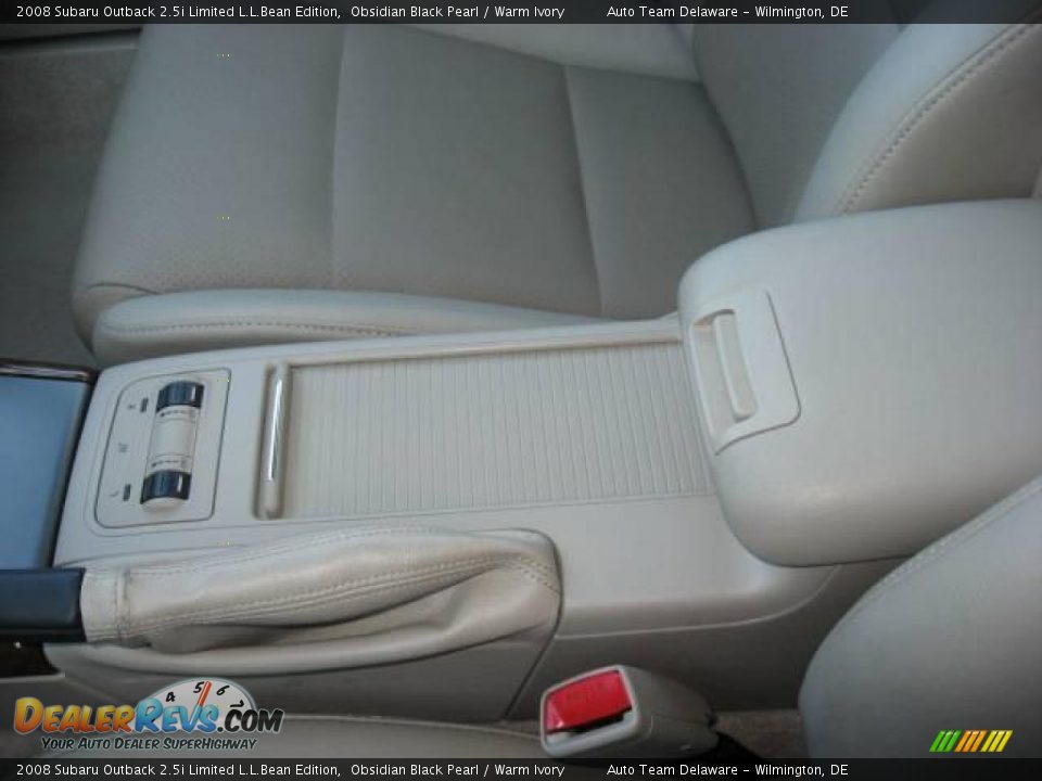 2008 Subaru Outback 2.5i Limited L.L.Bean Edition Obsidian Black Pearl / Warm Ivory Photo #23