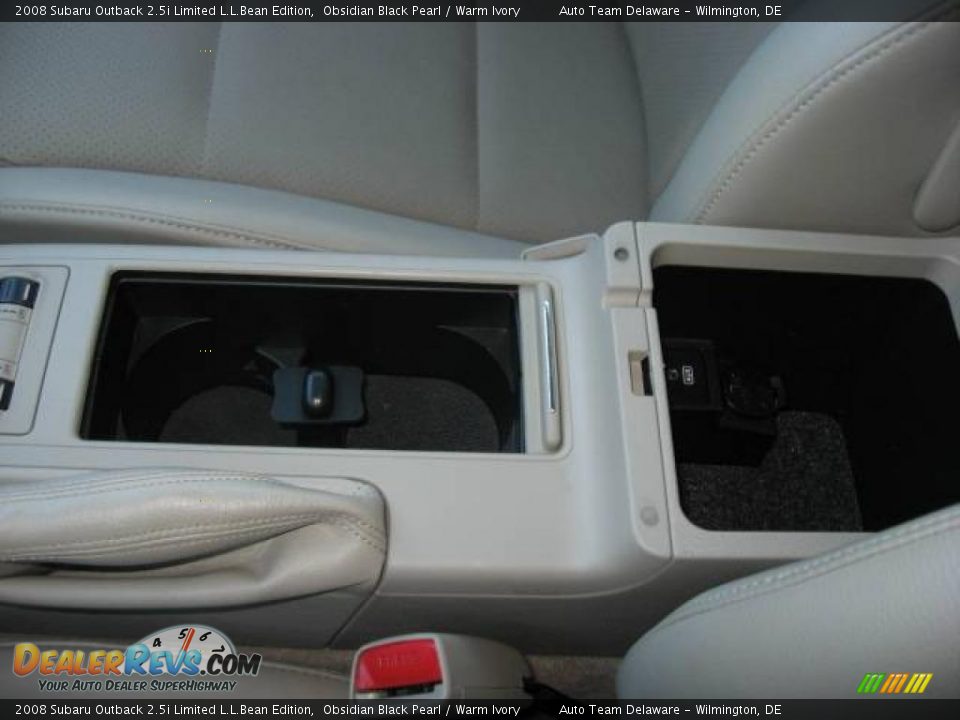 2008 Subaru Outback 2.5i Limited L.L.Bean Edition Obsidian Black Pearl / Warm Ivory Photo #24