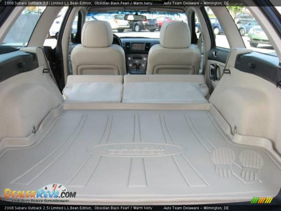 2008 Subaru Outback 2.5i Limited L.L.Bean Edition Obsidian Black Pearl / Warm Ivory Photo #35