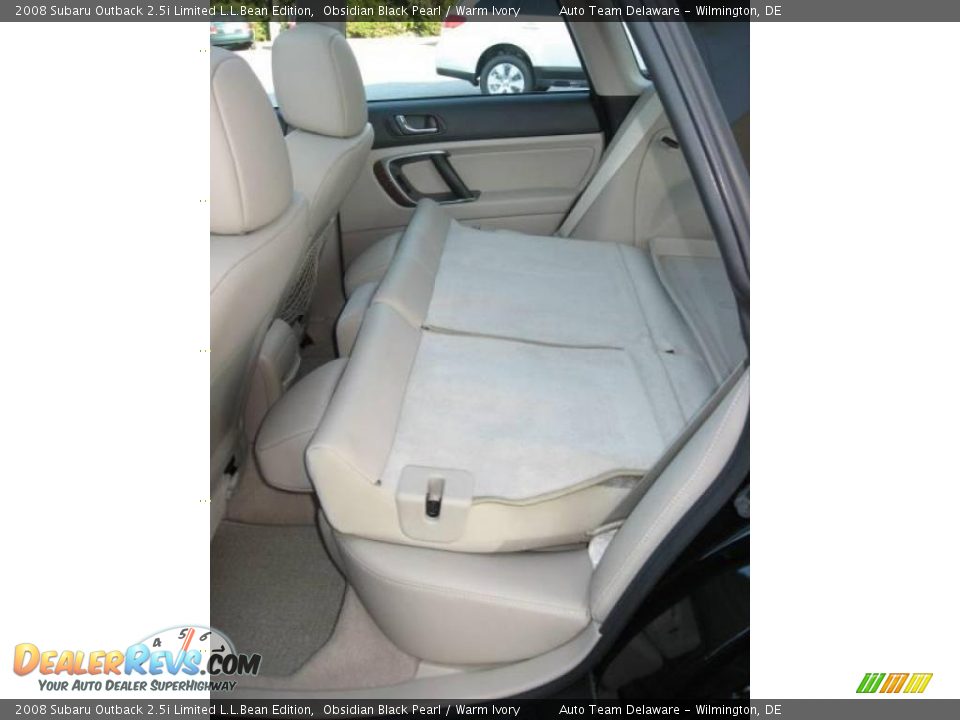 2008 Subaru Outback 2.5i Limited L.L.Bean Edition Obsidian Black Pearl / Warm Ivory Photo #36