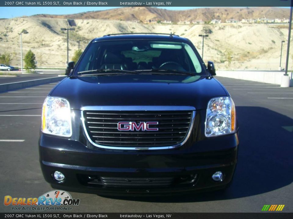 2007 GMC Yukon XL 1500 SLT Onyx Black / Ebony Black Photo #1