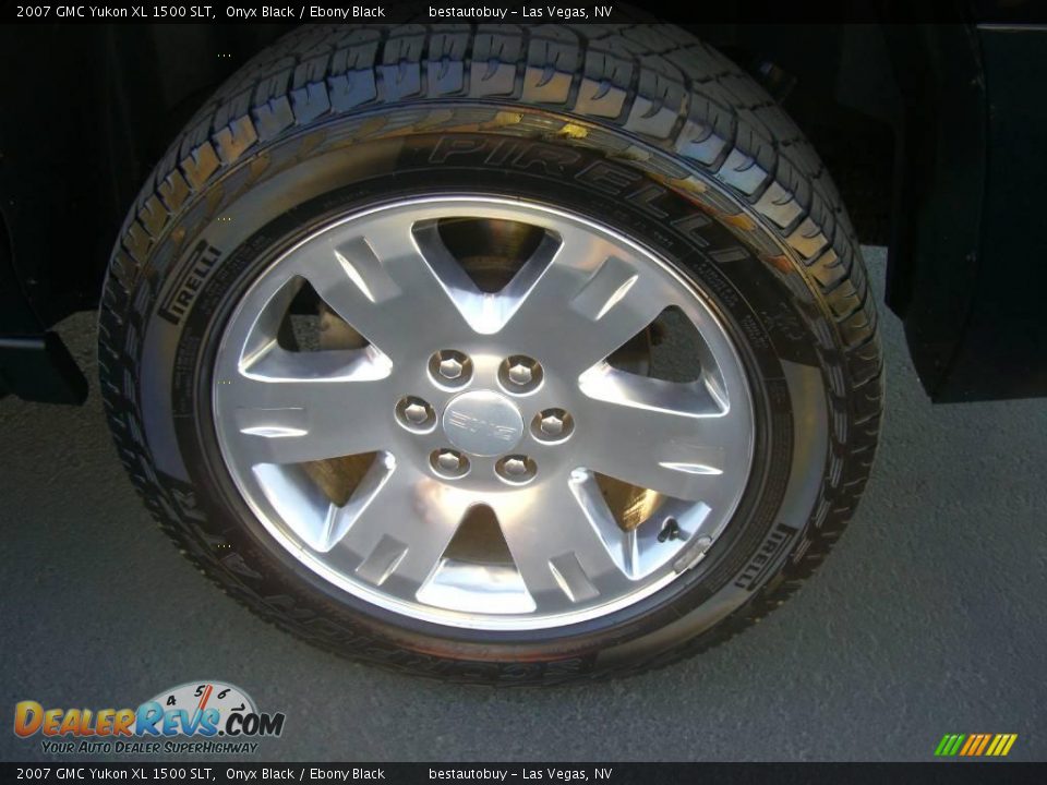 2007 GMC Yukon XL 1500 SLT Onyx Black / Ebony Black Photo #3
