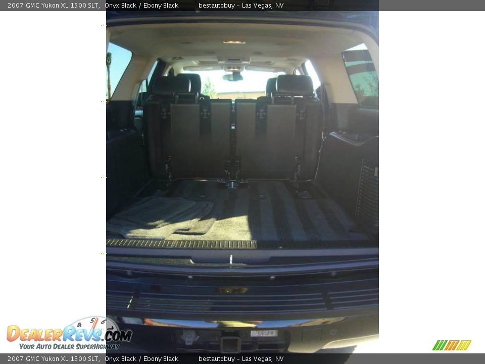 2007 GMC Yukon XL 1500 SLT Onyx Black / Ebony Black Photo #9