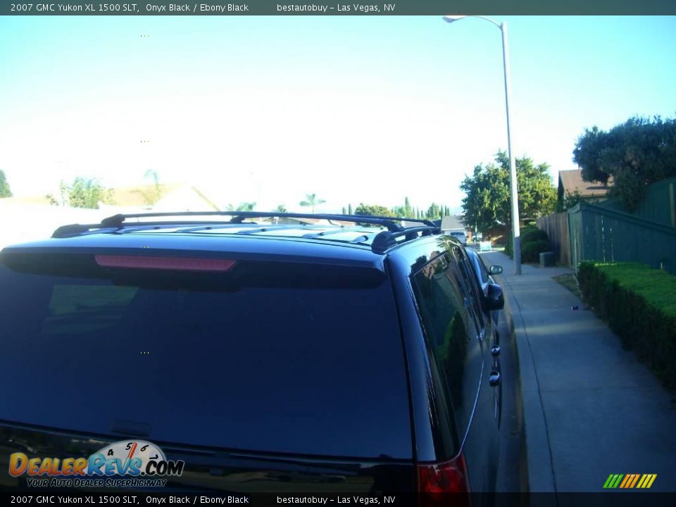 2007 GMC Yukon XL 1500 SLT Onyx Black / Ebony Black Photo #12