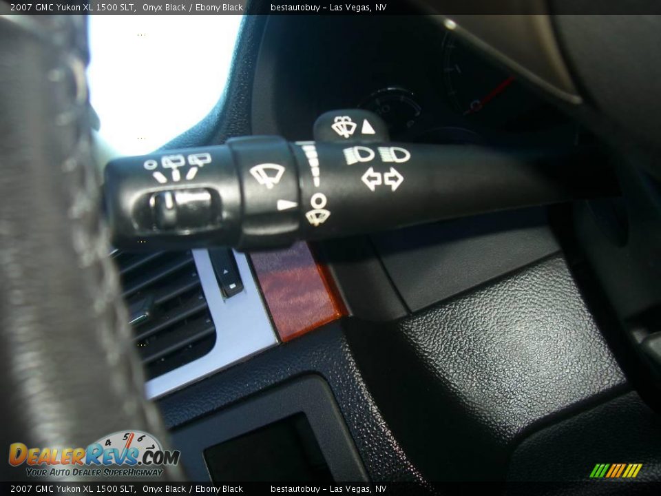 2007 GMC Yukon XL 1500 SLT Onyx Black / Ebony Black Photo #13