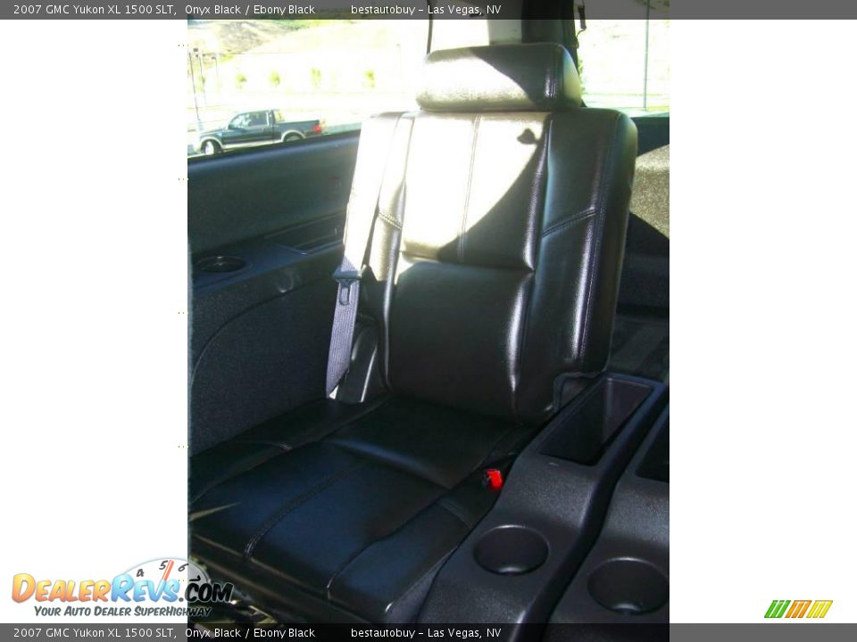 2007 GMC Yukon XL 1500 SLT Onyx Black / Ebony Black Photo #15